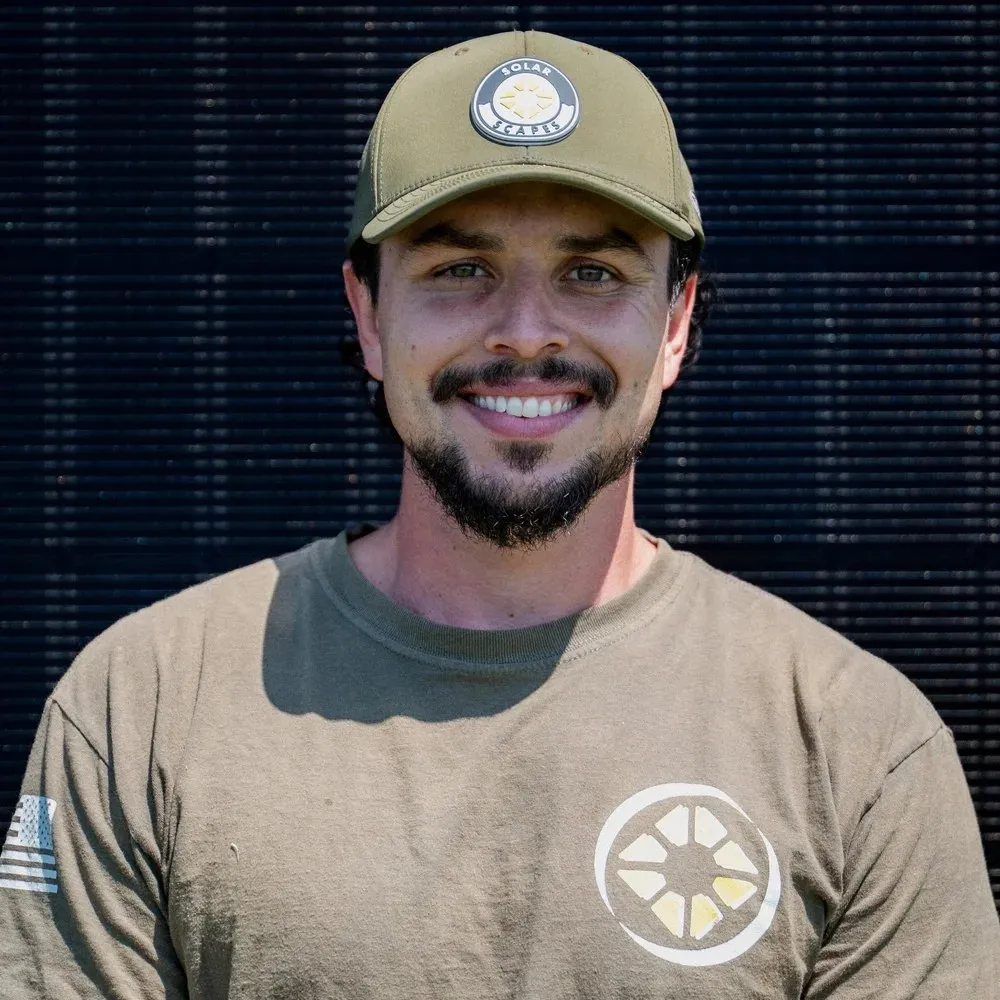Cory Byrd, owner and field operator of Solar Scapes